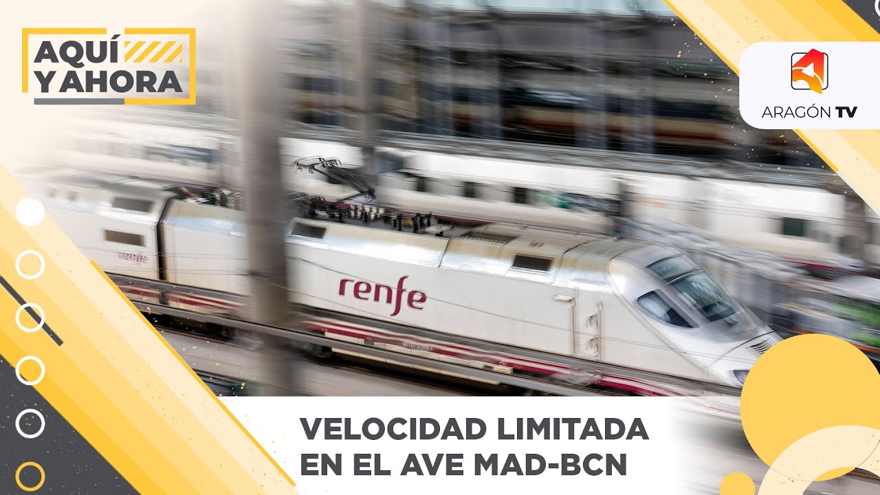 Velocidad limitada en un tramo del AVE Madrid-Barcelona