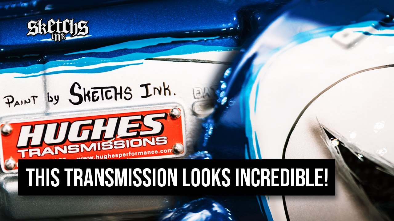 Custom Painting A Race Car Transmission | It Looks INCREDIBLE!