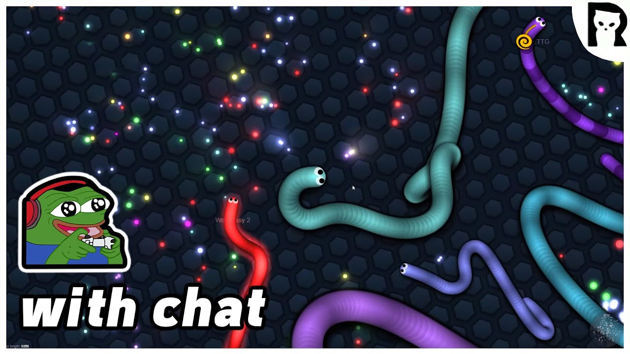 Lirik plays Slither.io [PART 1]
