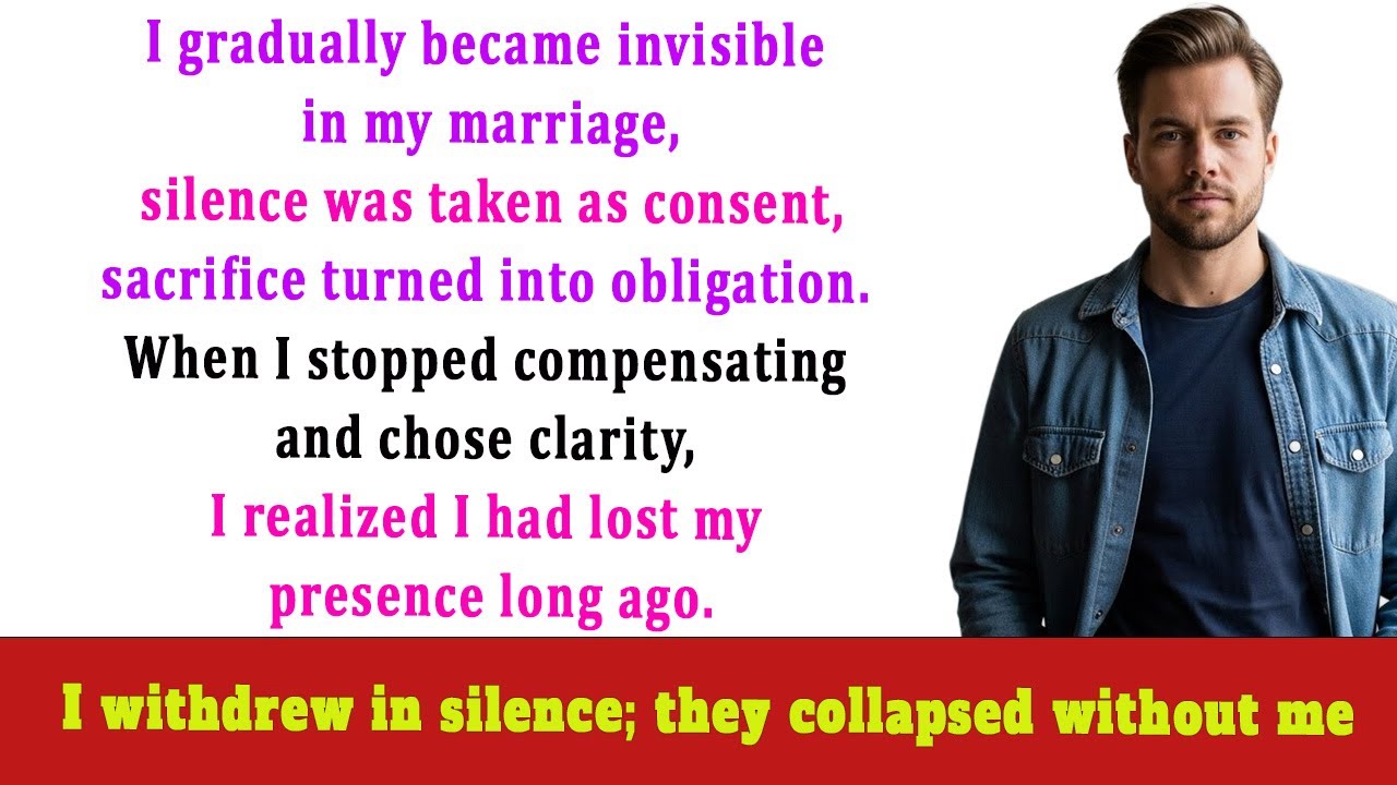 Everyone Assumed I’d Always Adjust in My Marriage — So I Quietly Stopped Compensating