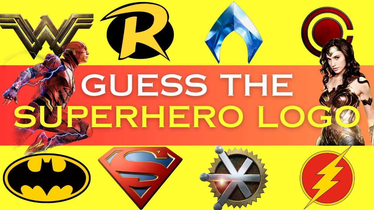 Guess The Superhero from Logo 🦸🦸🦸! Logo Quiz Challenge | Quizhub