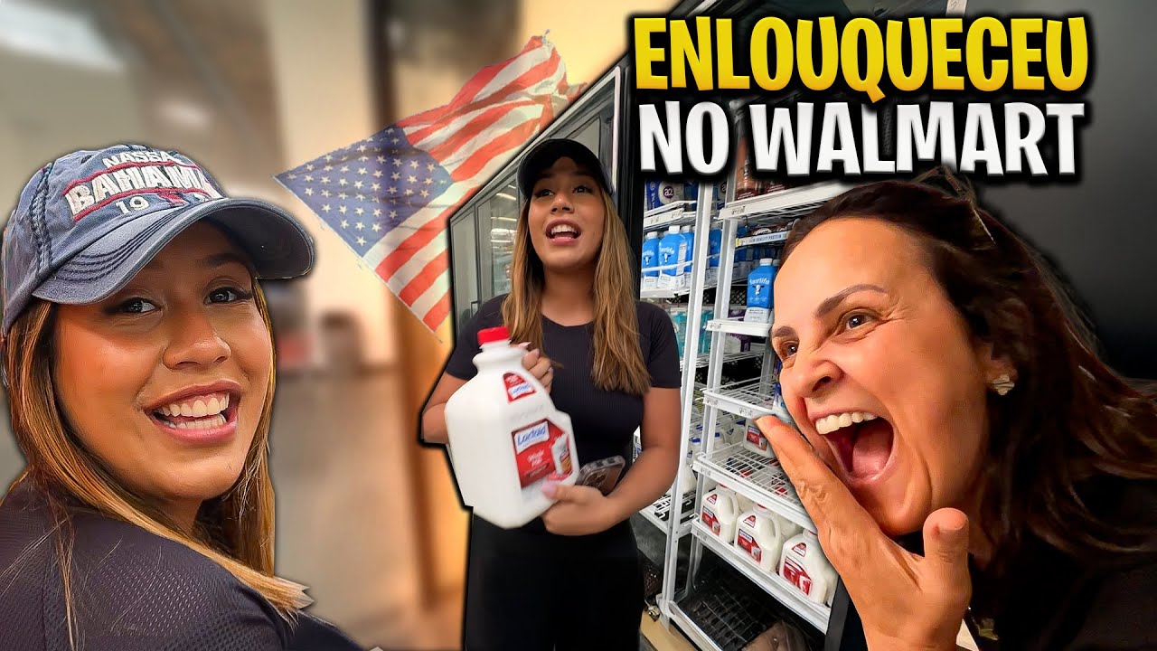 Nossa visita quase enlouqueceu no Walmart- ela comprou muita coisa 😱
