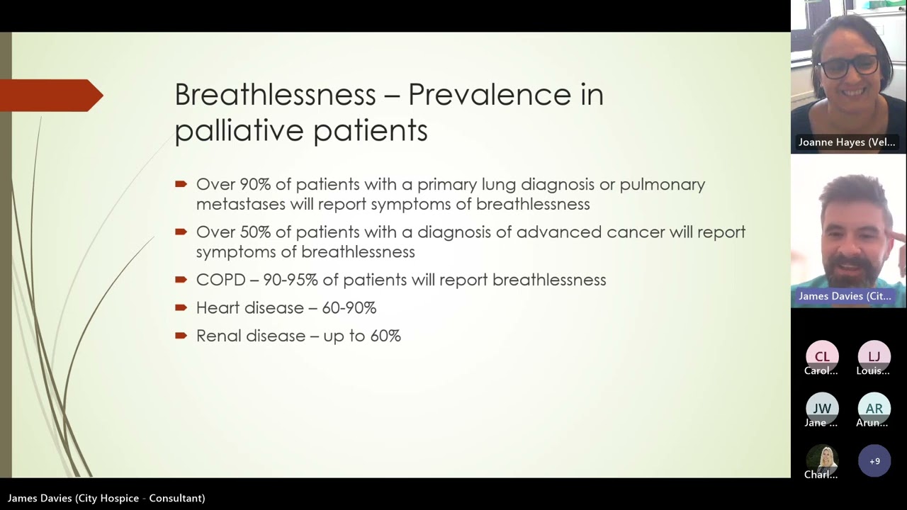 Managing breathlessness in the palliative patient