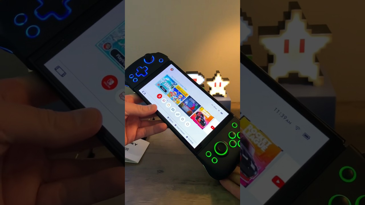 NINTENDO SWITCH DOYOKY RGB WIRELESS CONTROLLER UNBOXING! 🎮