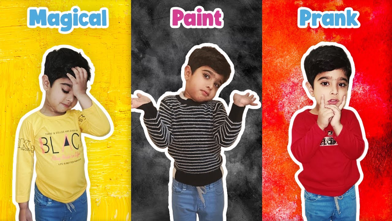 Magical Paint Prank | Hannan Goes Crazy! 😂 | Let's Learn Colors Together 🌈 @HannanZoya