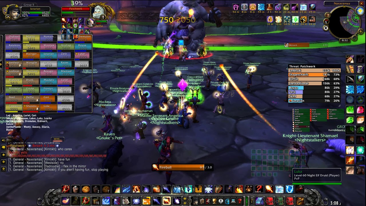 WoW Classic - Naxxramas - Patchwerk - No World Buffs
