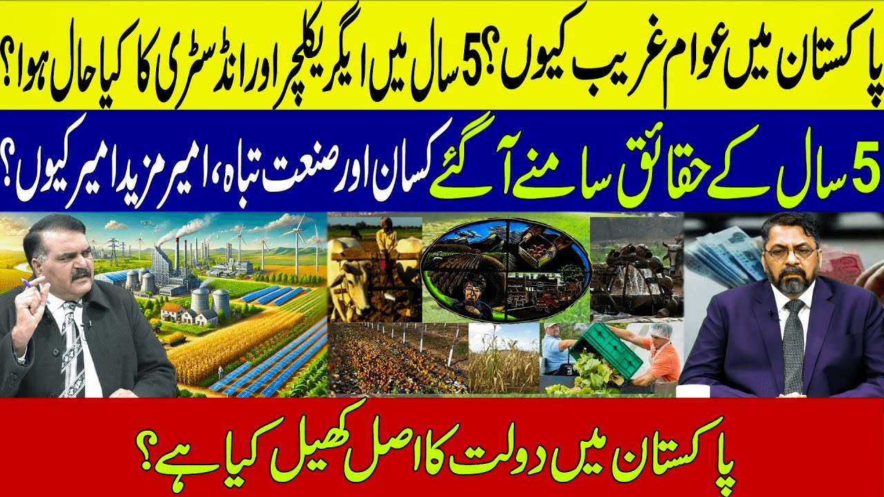 Why Pakistanis Are Poor? 5 Years Truth of Agriculture, Industry & the Rich Elite Game