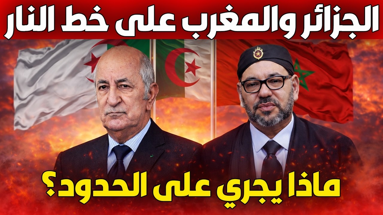 الجزائر والمغرب على خط النار: توتر صامت على الحدود