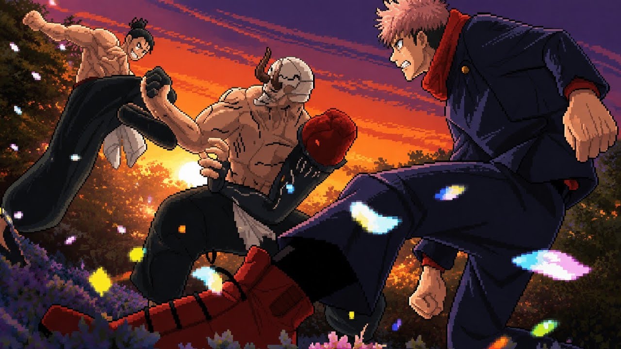 RECRIANDO AS MELHORES LUTAS DE JUJUTSU KAISEN (Warriors Of The Universe)