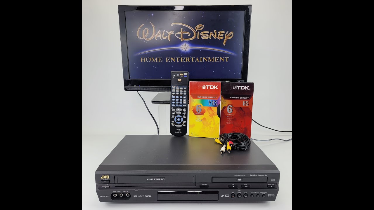 Showcasing The JVC DVD VCR Combo Player HR-XVC26U VHS Tape Recorder Working! For Sale on eBay!