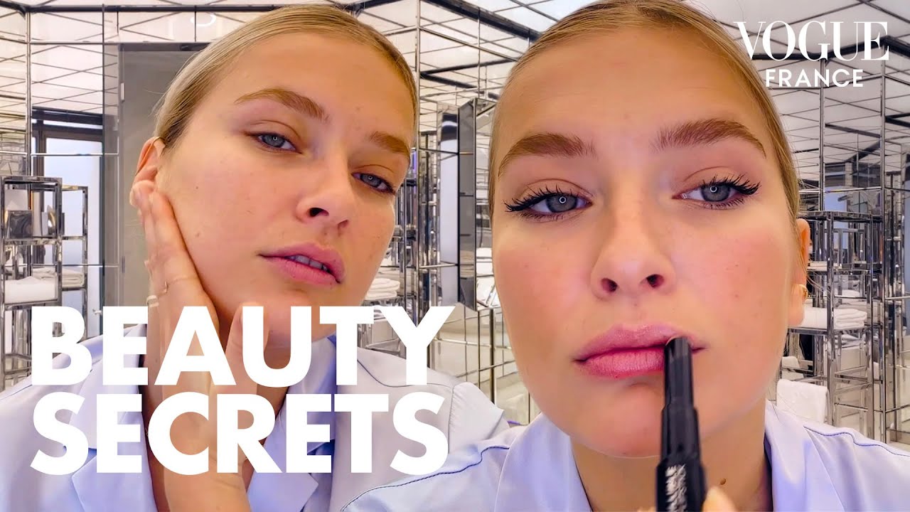 Camille Razat nous dévoile sa routine beauté typiquement française | Beauty Secrets | Vogue France