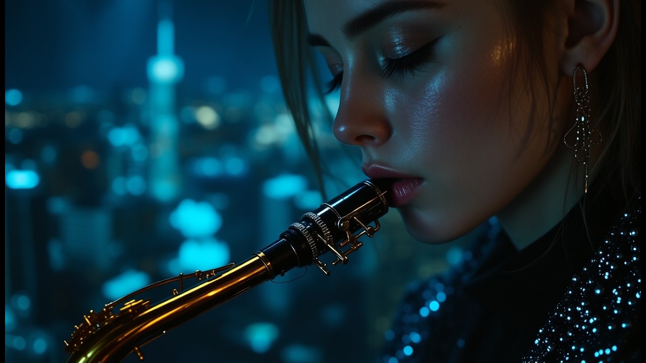Nightly Problem Solving: Sultry Sapphire Saxophone for Undisturbed Focus
