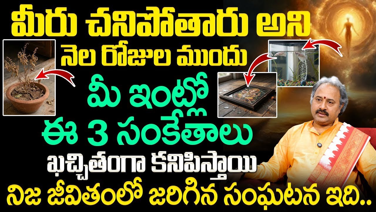 మనిషి చనిపోవడానికి ముందు కనిపించే 3 ముఖ్య సంకేతాలు Must Know 3 Facts BENARAS BABU   M QUBE