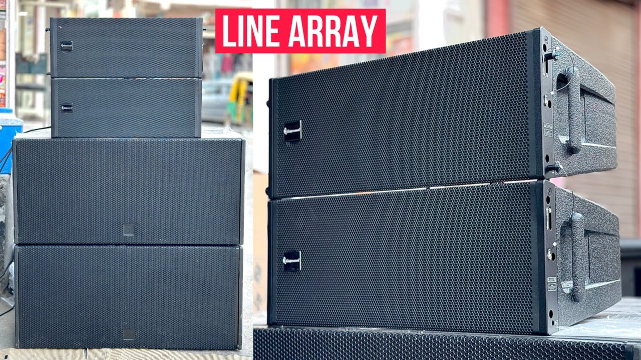 DJ Line Array Long Throw और कड़क आवाज़।AudioStandard HDL-20