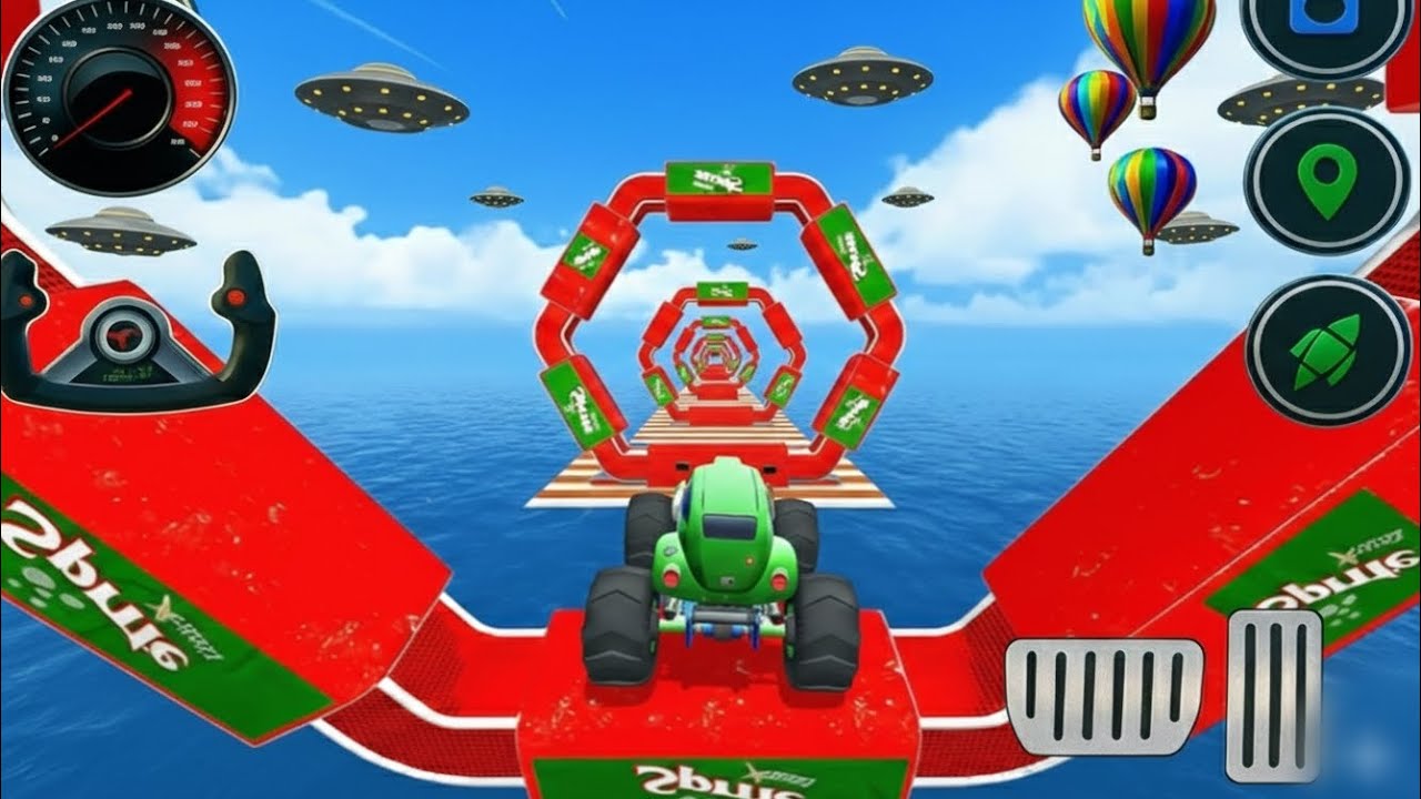 Mega Ramp Madness with Monster Trucks - Stunt Superstars Unite!