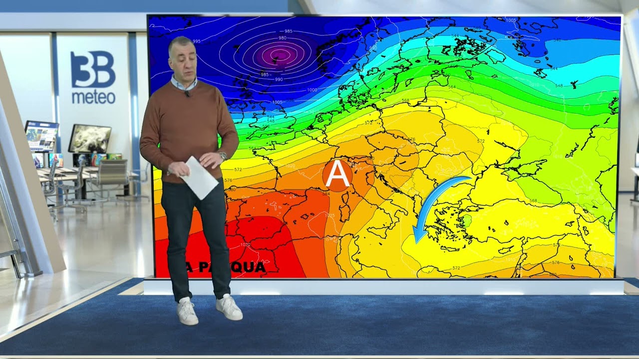 Meteo. MALTEMPO CON CICLONE ERMINIO. PASQUA: AVANZA L'ANTICICLONE