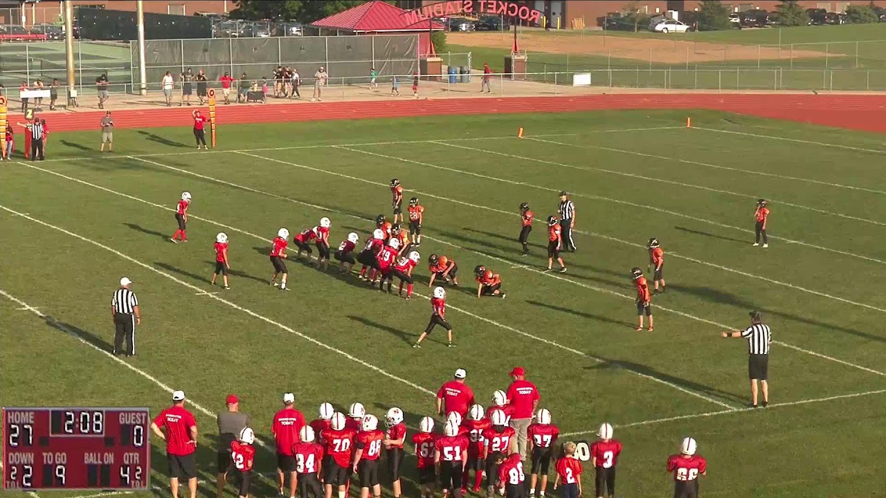 Neenah MS Football 6th Grade White vs Kaukauna 1