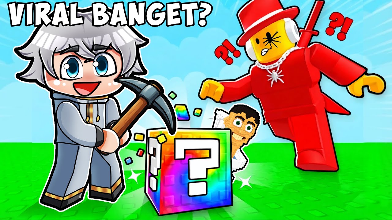 VIRAL BANGET! Aku Hancurin LUCKY BLOCK Demi BRAINROT di Roblox!