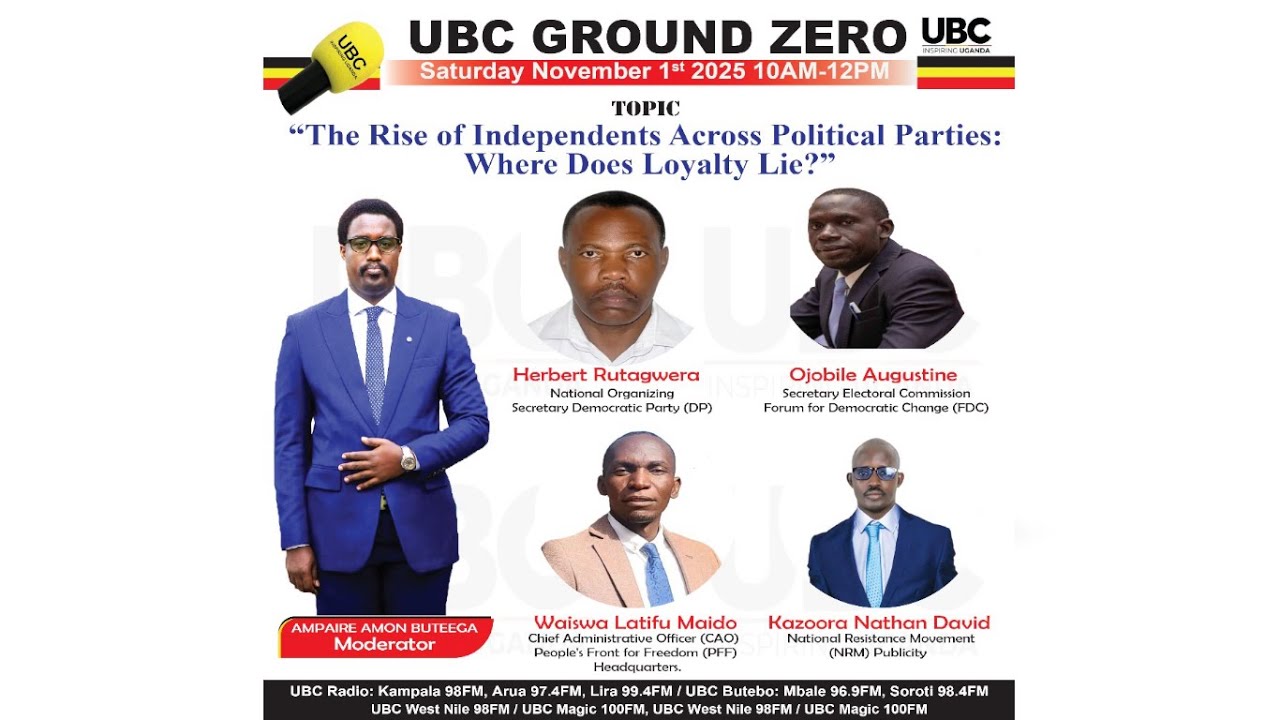 UBC GROUND ZERO WITH AMPAIRE AMON BUTEEGA || SATURDAY, NOVEMBER 1ST 2025
