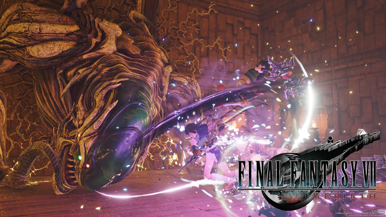 FFVII Rebirth Yuffie Vs Demons Gate Hard Mode (No Damage, No Limit)