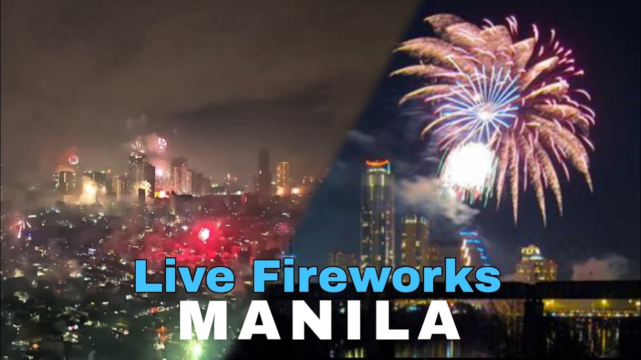 Live Fireworks Manila Roof Top View
