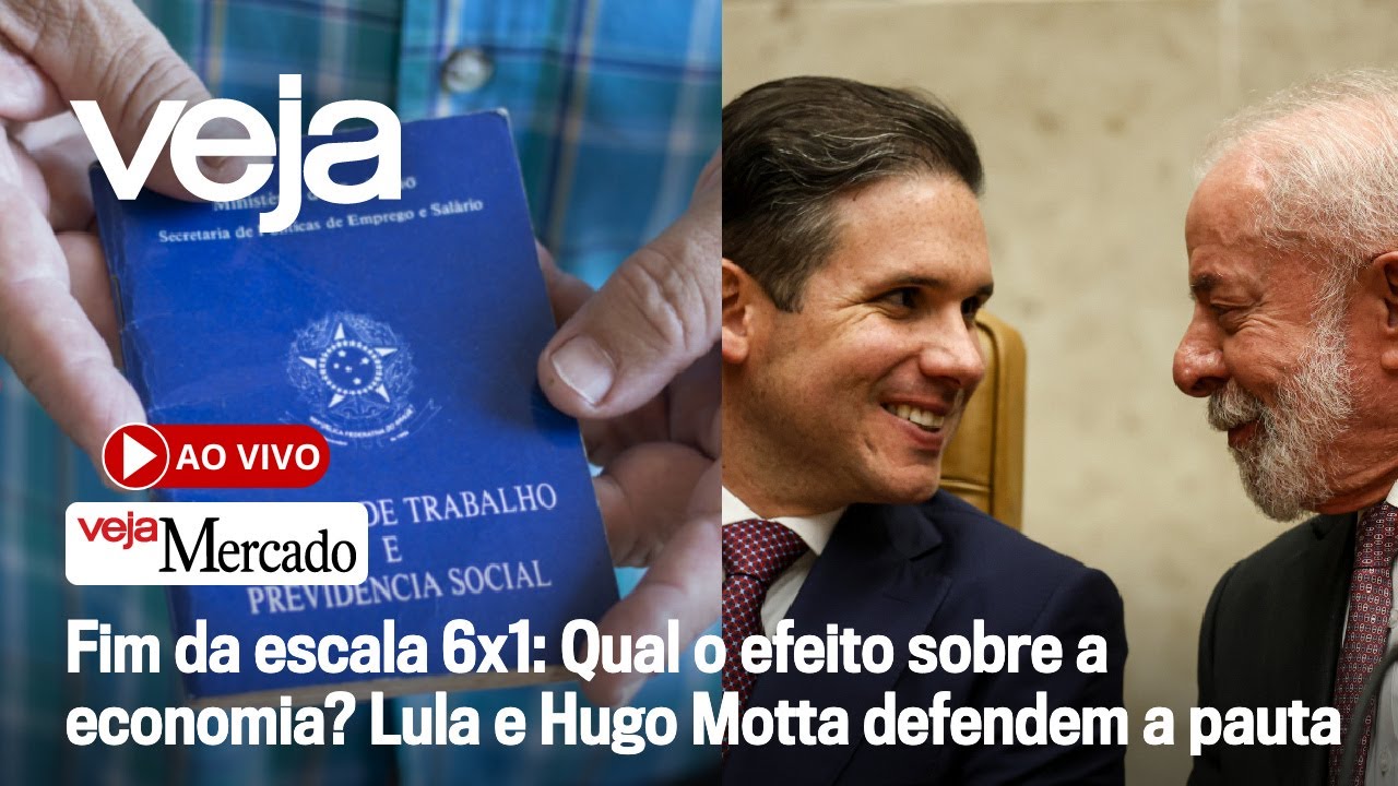 AO VIVO: Fim da escala 6x1: Qual o efeito sobre a economia? Lula e Hugo Motta defendem a pauta