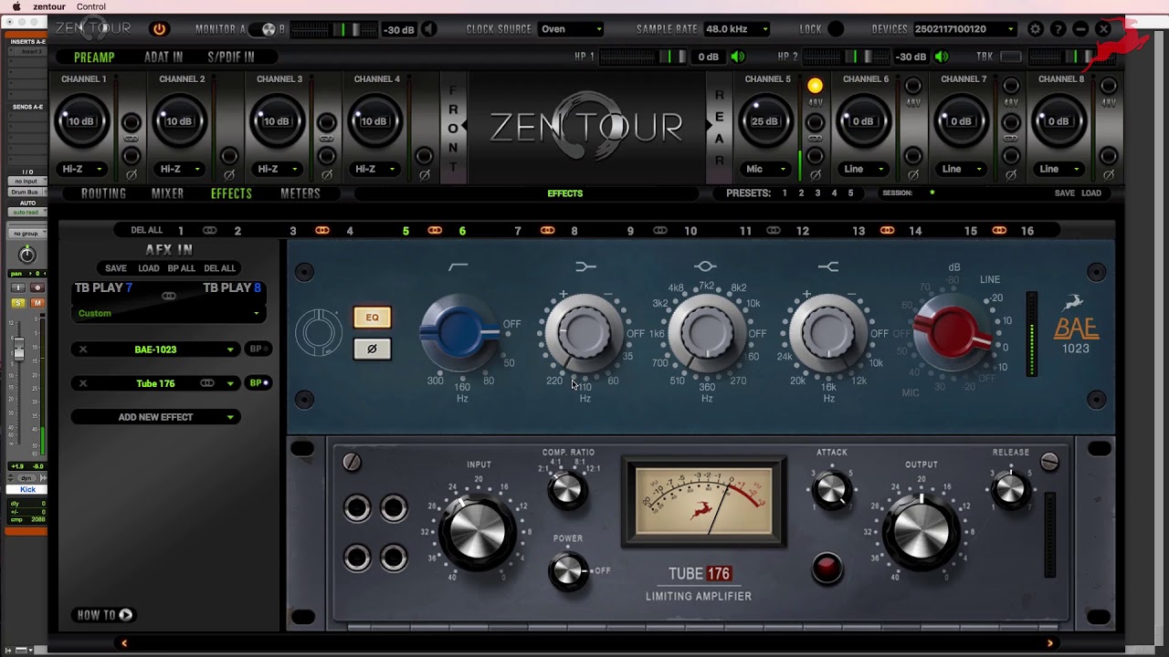 Mixing Overheads with the Antelope Audio AFX