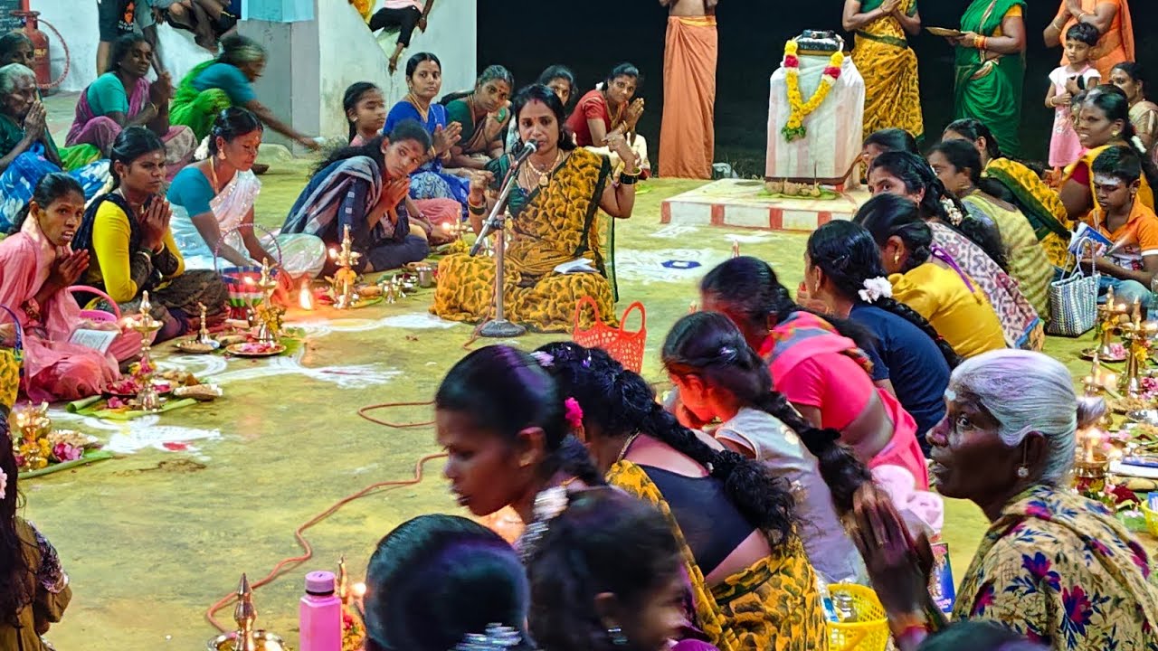 தைப்பூசம் பௌர்ணமி அம்மன் கோயில் விளக்கு பூஜை