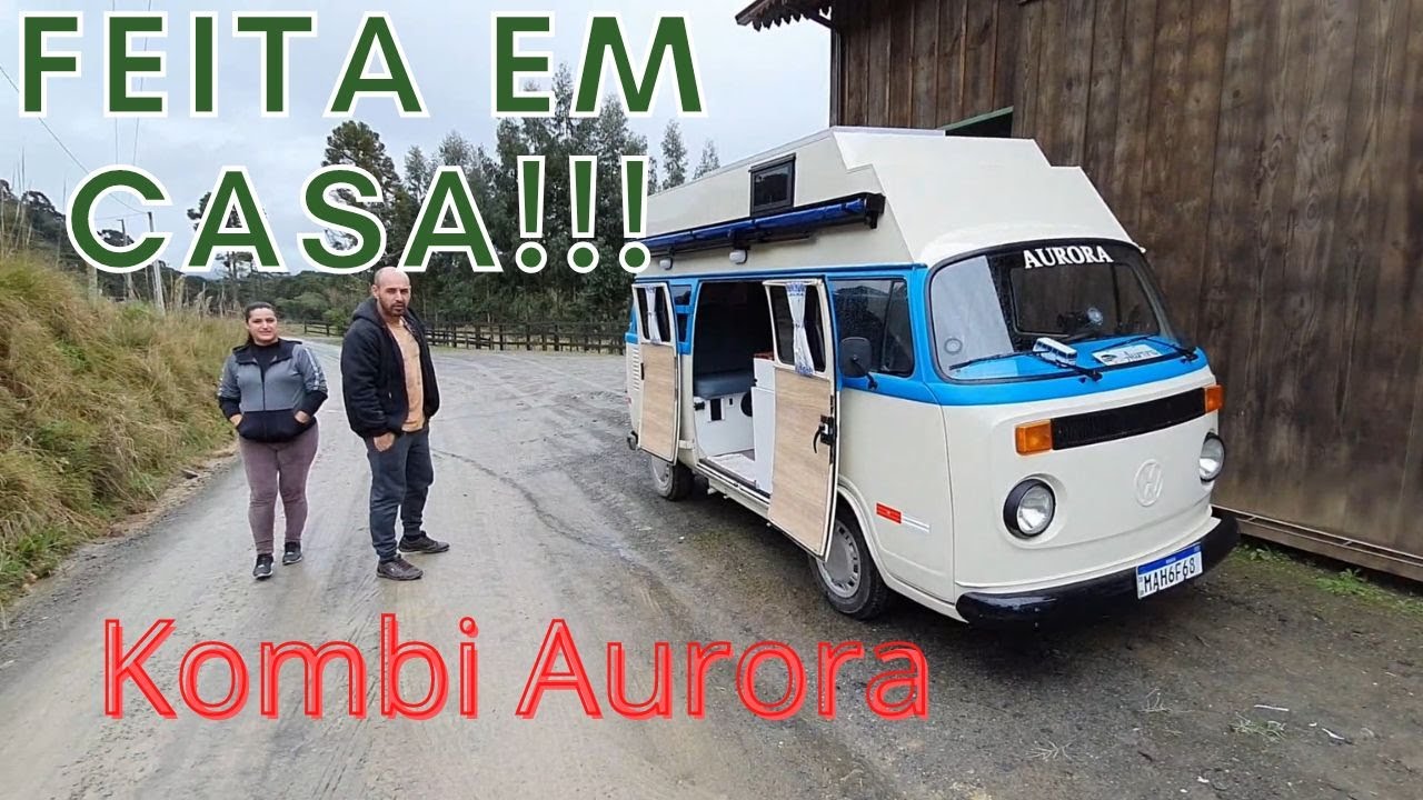Kombi artesanal de teto alto - Família Catarina