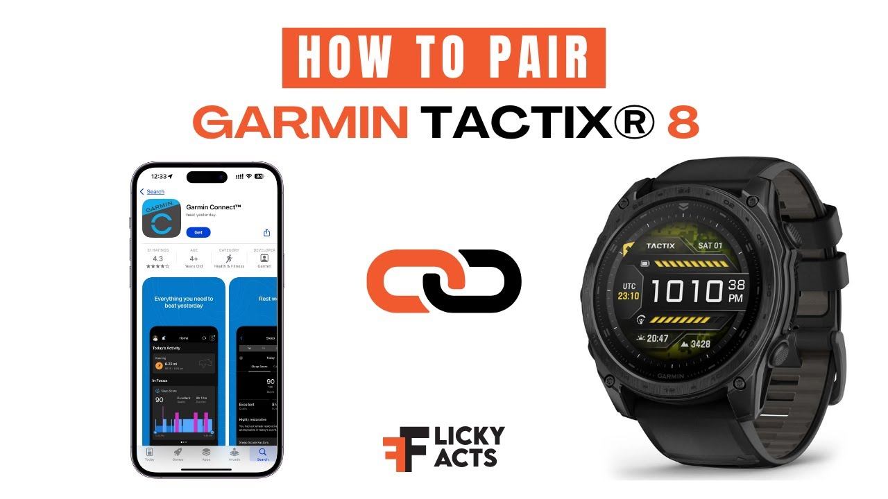 How to Pair: Garmin Tactix 8 with Garmin Connect App