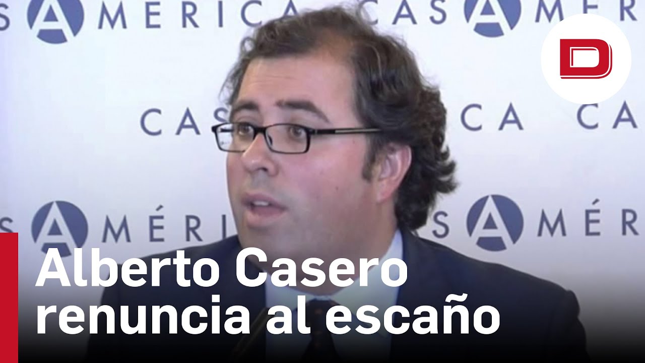 Alberto Casero renuncia al escaño tras su imputación por malversación y pide abandonar el PP