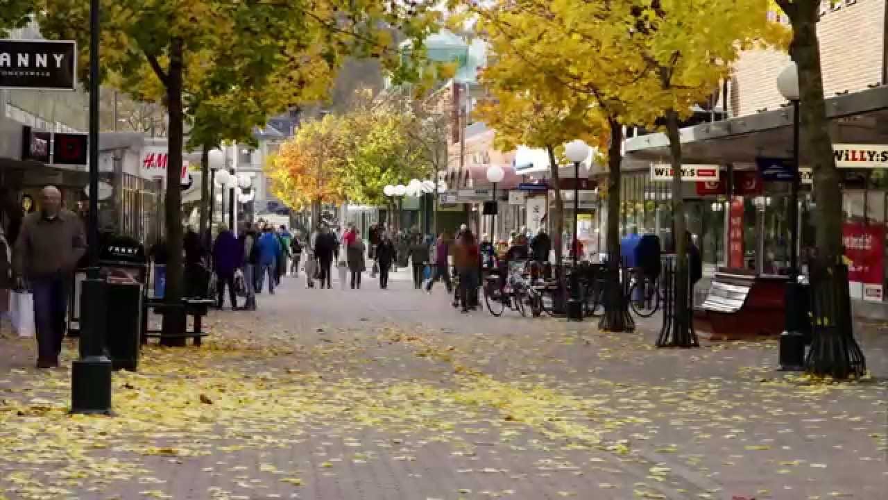 Höstfärger i Söderhamns centrum oktober 2014