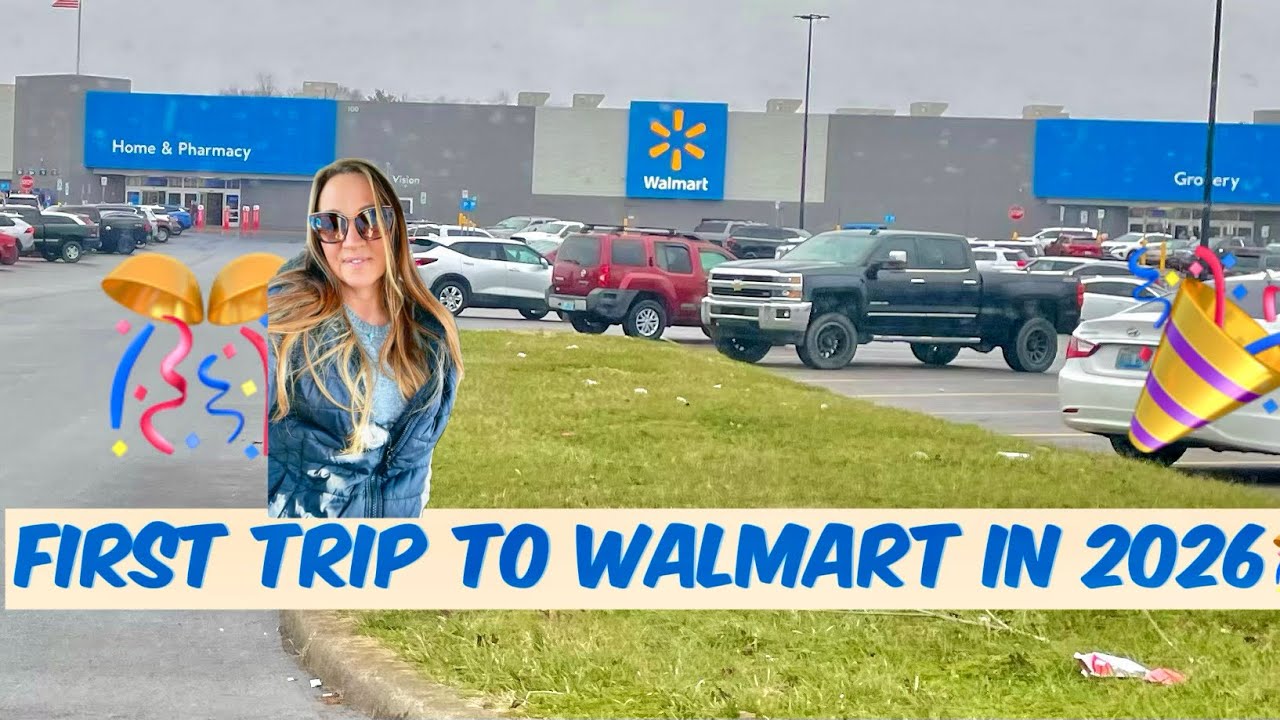 WALMART TRIP. NEED A FEW THINGS. FIRST WALMART TRIP IN 2026. #newyear2026 #walmart #shopwithme 🎊