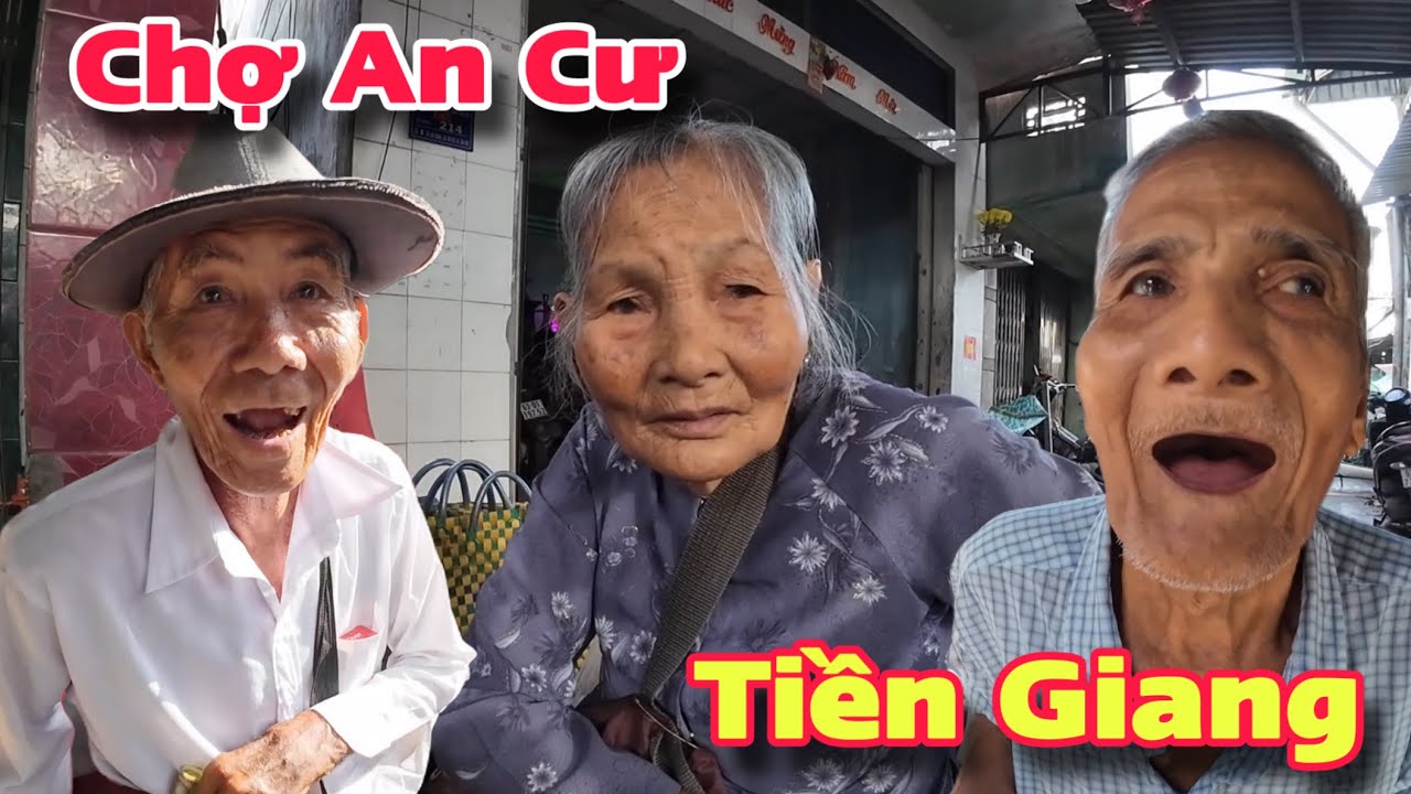 Chợ An Cư Cái Bè Tiền Giang Người Lớn Tuổi Khó Khăn Hạnh Phúc Nhận Quà Hảo Tâm Mỹ | Khương Nhựt Minh