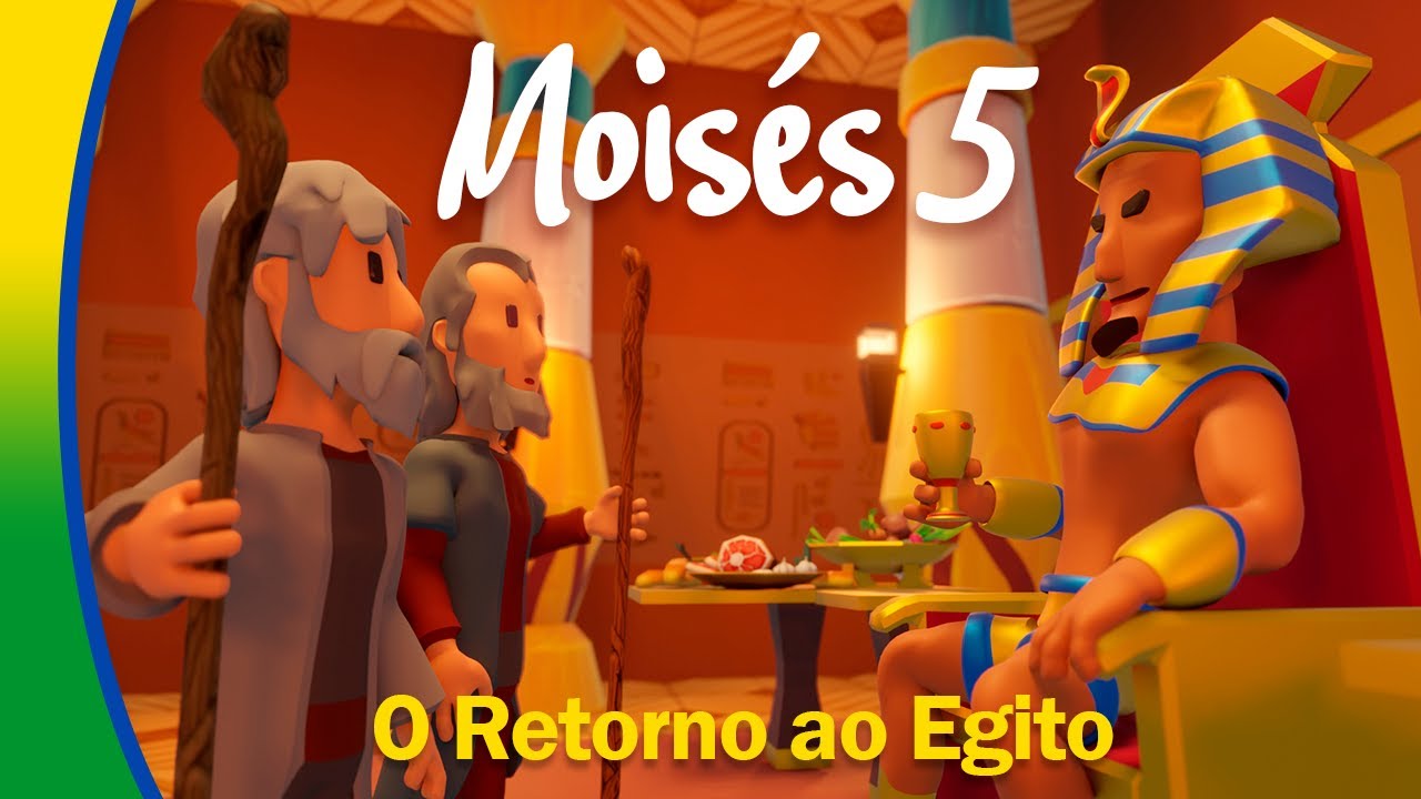 MOIS&Eacute;S 5: O Retorno ao Egito 🔆 Bibtoons BRA! Hist&oacute;rias B&iacute;blicas Animadas em Portugu&ecirc;s