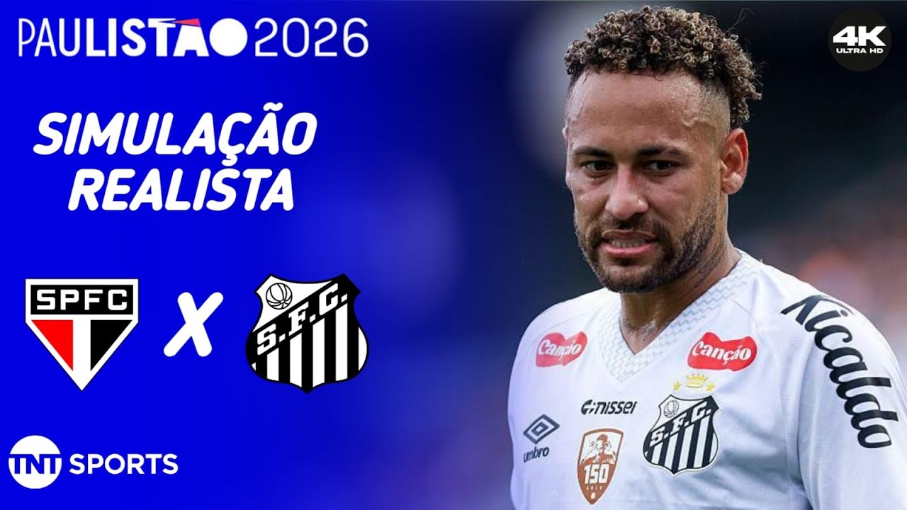 SÃO PAULO X SANTOS | PAULISTÃO 2026 | GOGOSZ PATCH 4K60FPS. | PES 2026