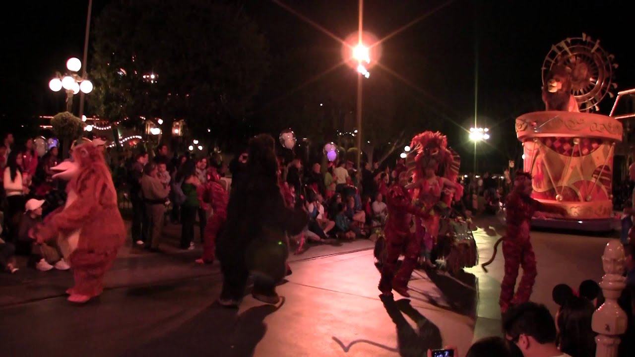 Mickey's Soundsational Parade at night - Disneyland Resort