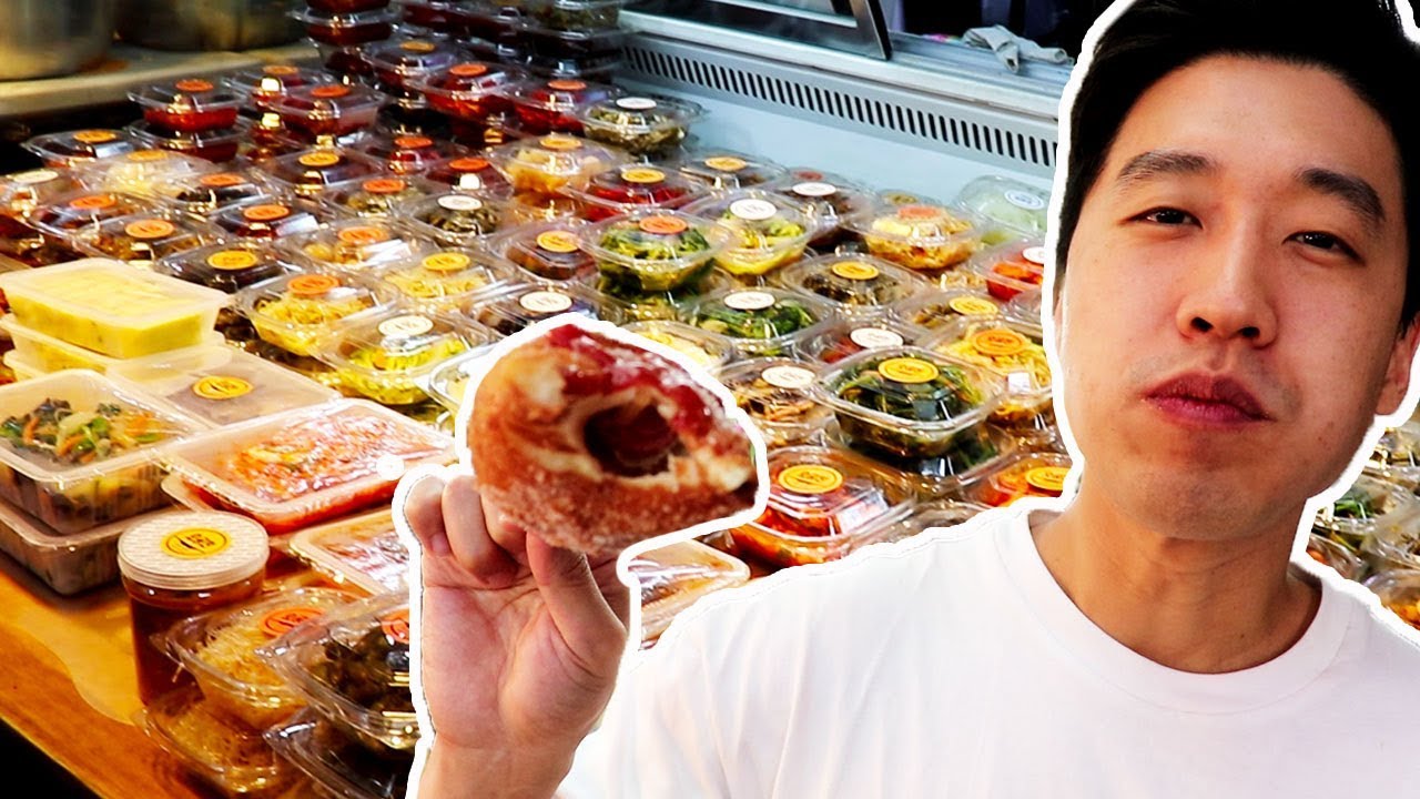 Korean Street Food at Mangwon Market in Seoul