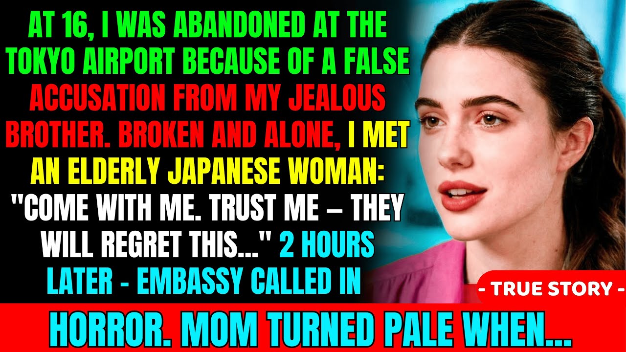 At 16, My Mom ABANDONED Me at Tokyo Airport After My Brother's LIE — A Stranger Changed Everythin...