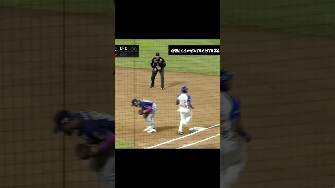 Con tranquilidad Rougned Odor hace otro buen lance defensivo con Navegantes del Magallanes lvbp