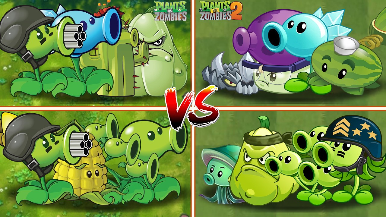 PVZ FUSION против PVZ 2 - Команда растений против команды зомби - стр. 56 - Кто победит? #геймпле...