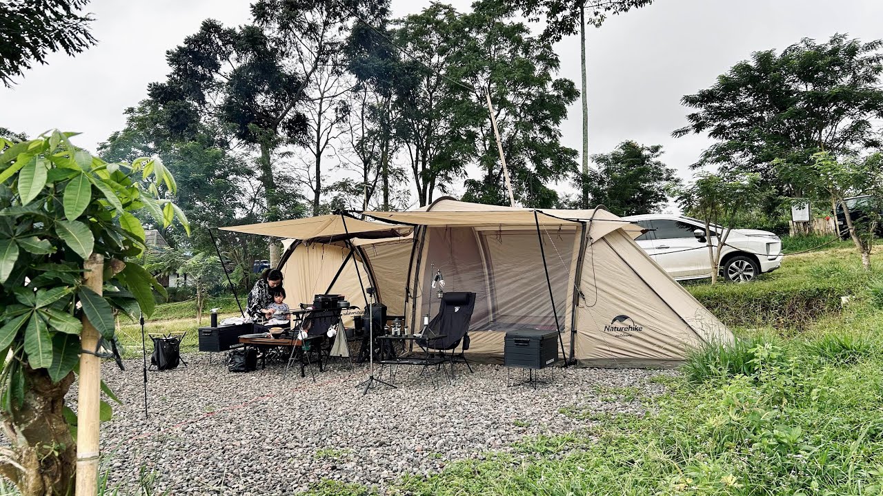 Fasilitas Menarik & Luas Anak-anak Happy | Tiara Camp Bogor | Naturehike Aries Alpha Tent