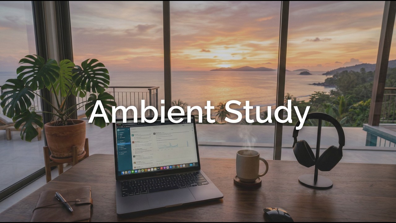 Flow State Ambient Music To Concentrate - 1 Hour of Music for Deep Work, Focus and Productivity