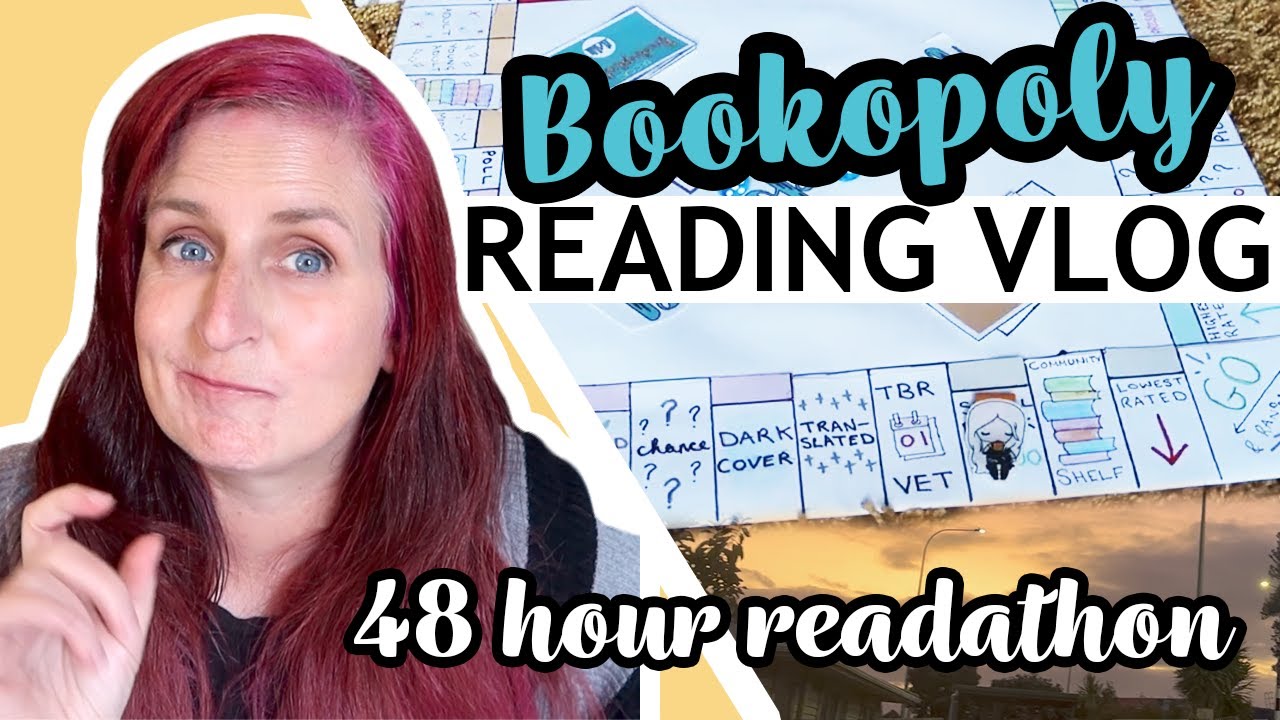 BOOKOPOLY READING VLOG | 48 hour readathon