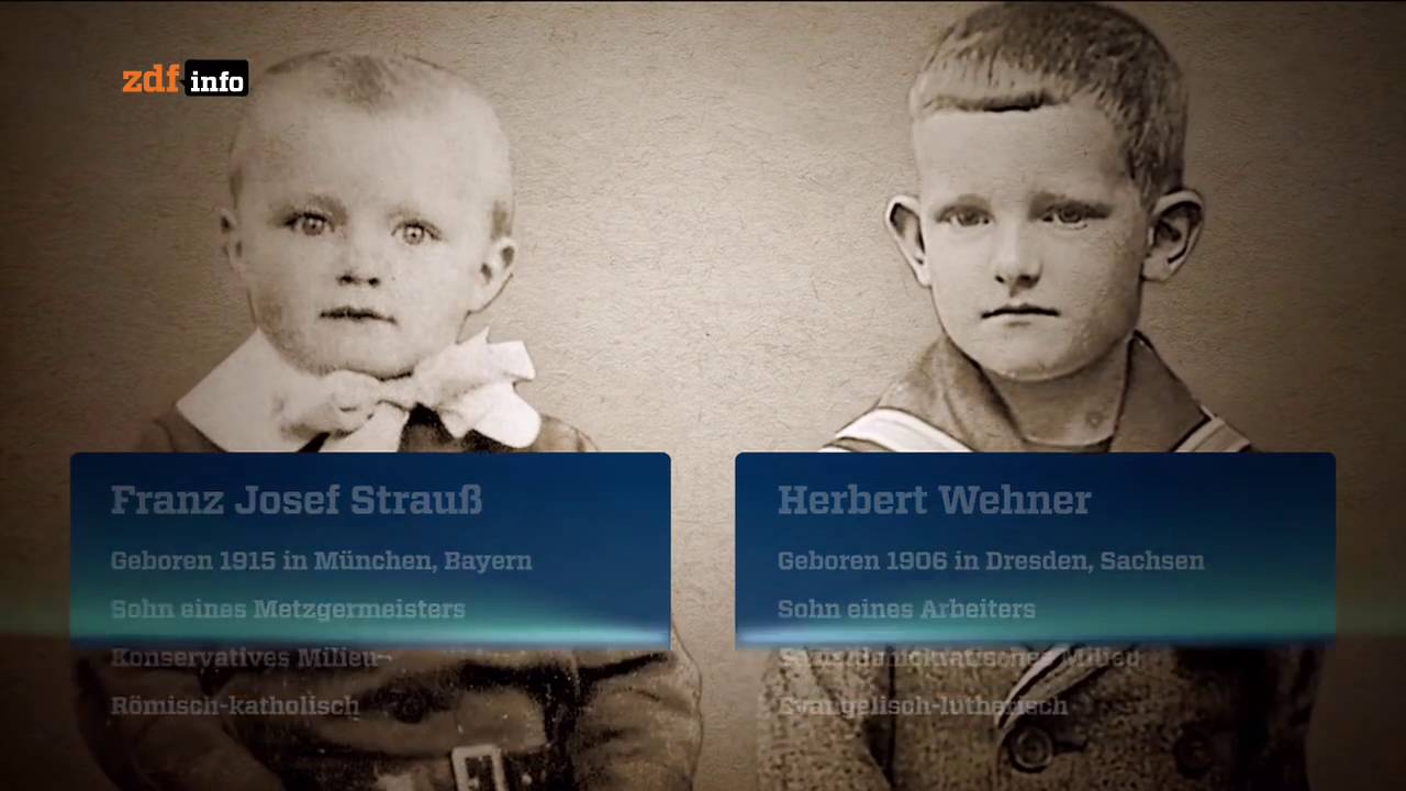 Strau&szlig; gegen Wehner Rivalen der Geschichte