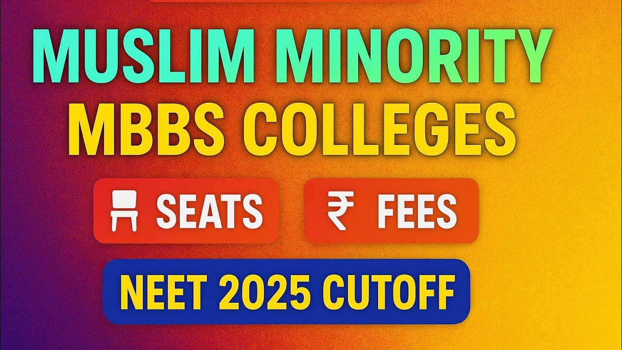 Muslim Minority MBBS Colleges – Seats, Fees aur Cutoff 🔥 Full Details!