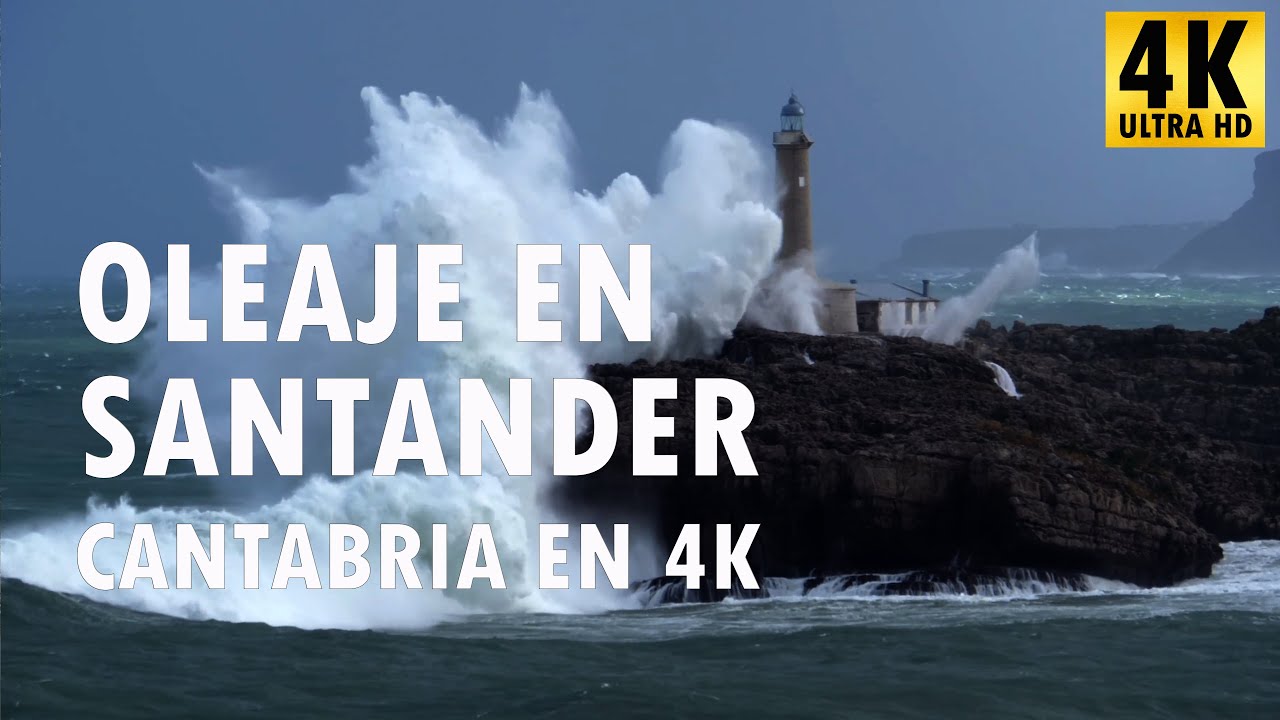 Oleaje en Santander - Cantabria en 4K