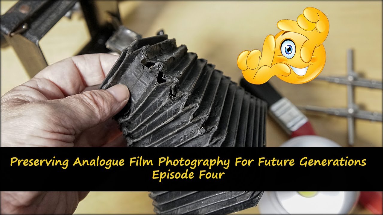 Preserving Analogue Film Photography For Future Generations Episode Four - Repairing Camera Bellows!