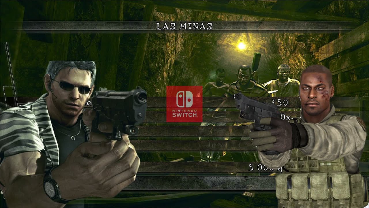 Las minas (735,229) | Josh Stone (B.S.A.A) & Chris Redfield (SAFARI) | RE5 | NS