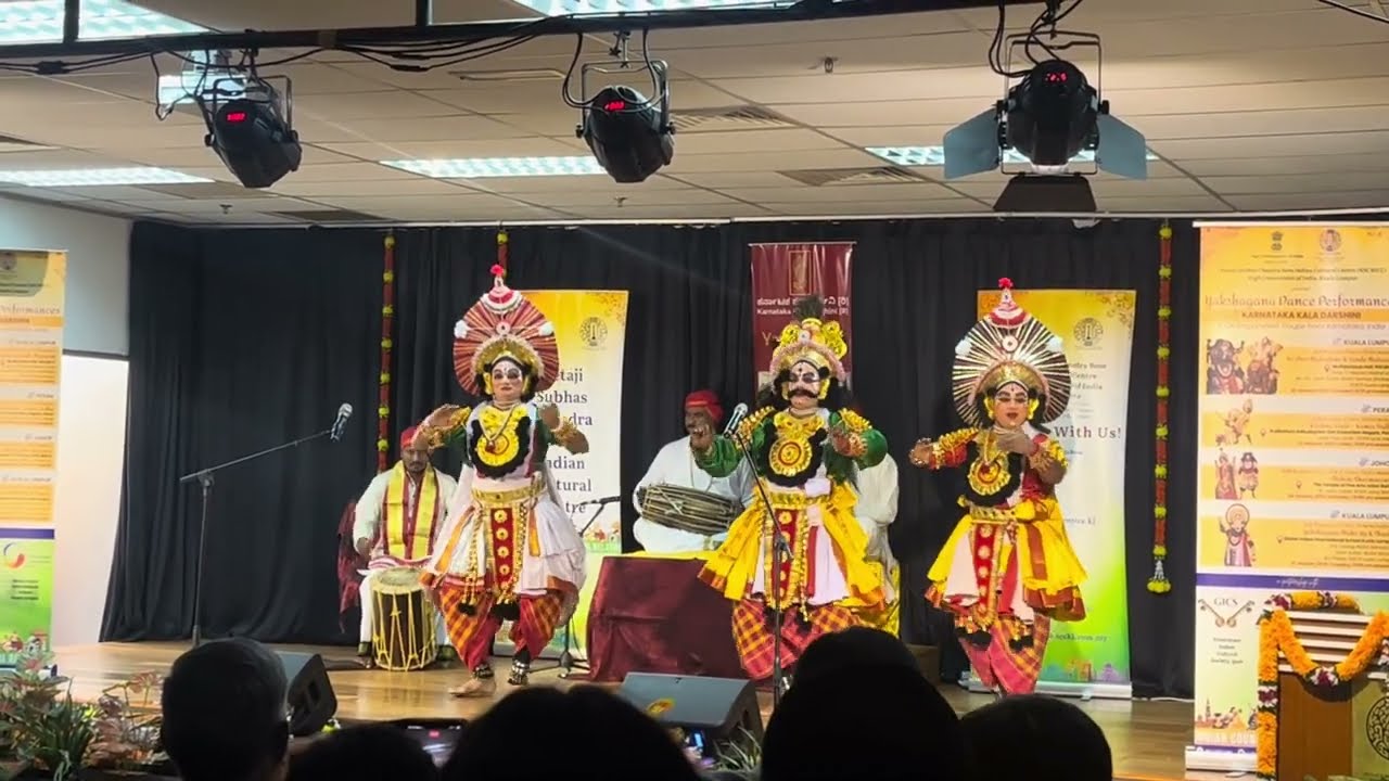 Yakshagana dance by Karnataka Kala Darshini in Malaysia #yakshaganainmalaysia #karnatakakaladarshini